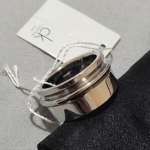 Calvin Klein Men's Fidget Spinner Wide Band Ring Size 12 New In Box